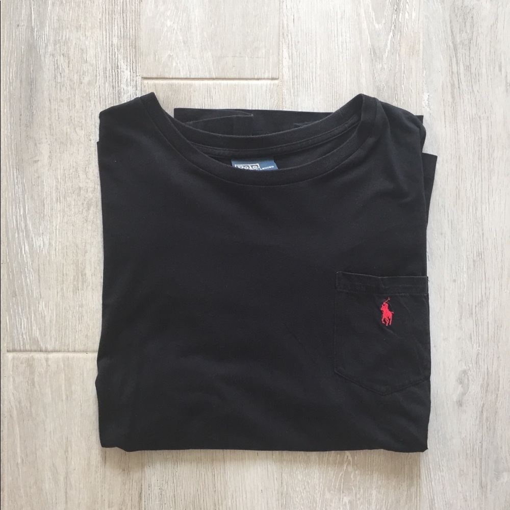 Polo by Ralph Lauren Black Pocket T-Shirt